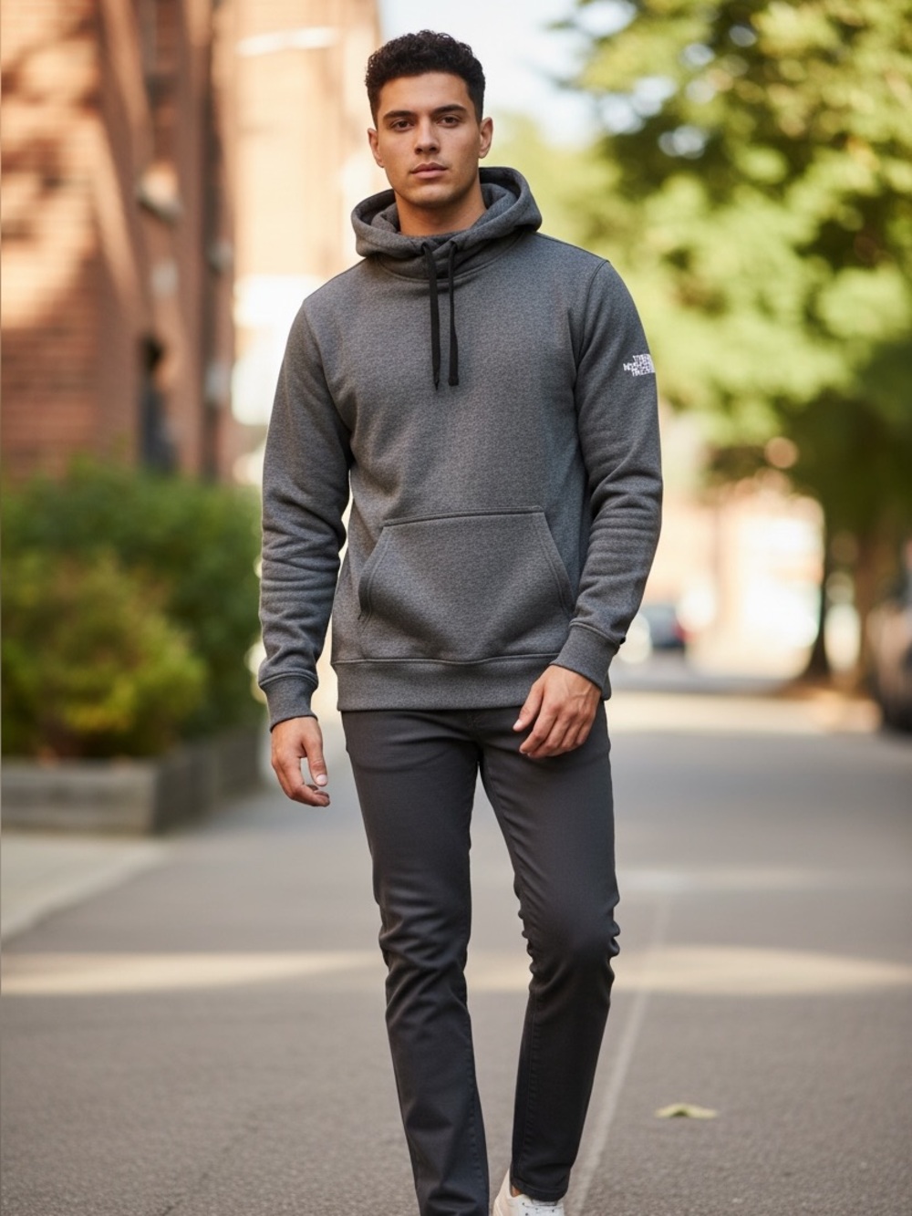 The North Face Hoodie Gray Sz M